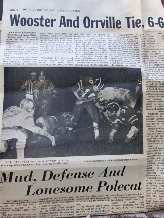 Wooster Orrville Football